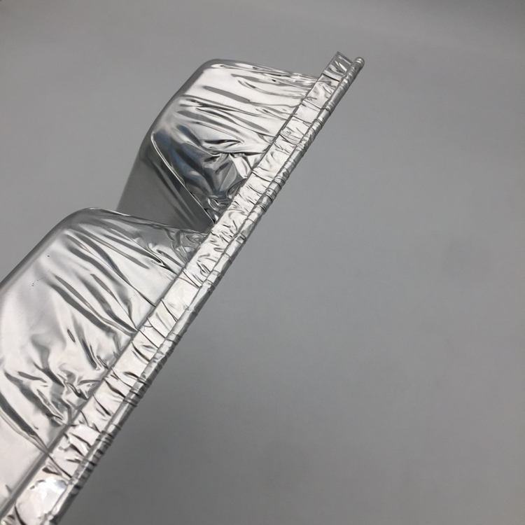 Placa grande de papel de aluminio de tres rejillas