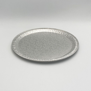 Placa de papel de aluminio desechable de calidad alimentaria